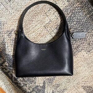 Coach Midnight Black Shoulder Bag